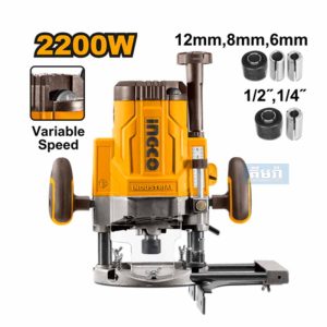 RT22008 Ingco Electric router - ម៉ូទ័លកឈើរ