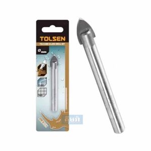 75697, 75699 Tolsen Tile and Glass Drill bit – ផ្លែចោះកញ្ចក់ TOLSEN 10mm/12mm