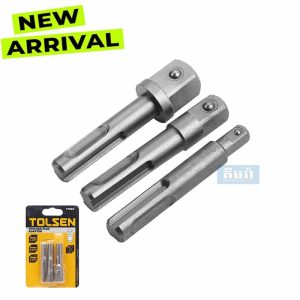 77865 Tolsen 3PCS SDS-PLUS ADAPTOR – ក្បាលតរម៉ូទ័រស្វានបុក