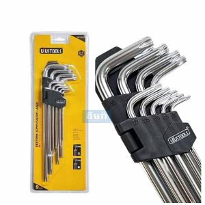 DEC903​​ Uyustools 9pcs Torx Wrench Set Long - សោរតាន់ផ្កាយវែង