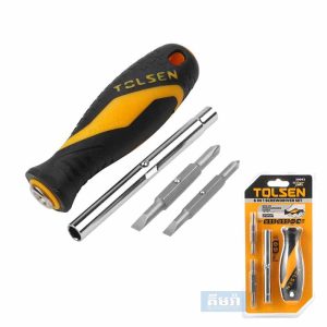 20043 Tolsen 6 IN 1 Screwdriver set - ទុលណឺវីសដកបាន