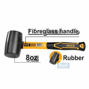 HRUH8208 Rubber hammer 220g - ញញួរជ័រ​ 220g