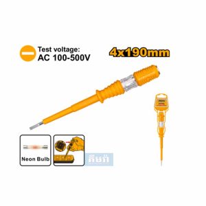 HSDT1908 Test pencil - ប៊ិចភ្លើង Ingco វែង​ 190mm