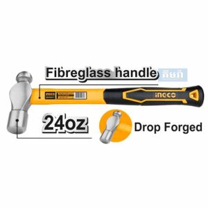 HBPH88024 Ingco Ball pein hammer - ញញួរក្បាលស្វាមានទំងន់ 660g
