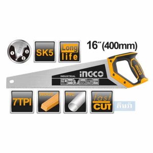HHAS28400 Ingco 16"/400mm Hand saw - រណាដៃអាឈើរ 16"