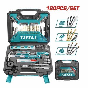 TOTAL 120PCS SET ACCESSORIES THKTAC01120 - ឈុតគ្រឿងជាងមាន 120មុខ