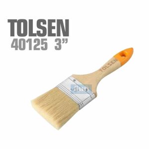 ជក់ដងឈើ Tolsen 3" - Tolsen 3 inch Flat Paint Brush 40125