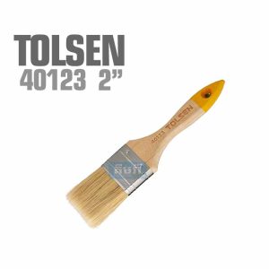 ជក់ដងឈើ Tolsen 2" - Tolsen 2 inch Flat Paint Brush 40123