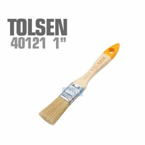 ជក់ដងឈើ Tolsen 1" - Tolsen 1 inch Flat Paint Brush 40121
