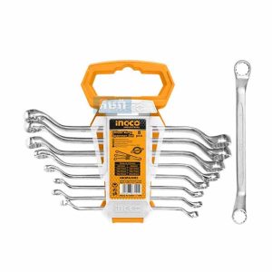 HKSPA3088 Ingco 8Pcs Offset ring spanner set - សោរមាត់ជញ្ជៀនមាន 8គ្រាប់