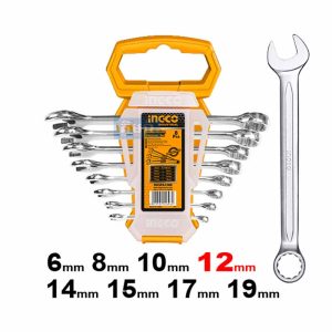 HKSPA1088 (6-19mm) 8Pcs Combination spanner set - សោរមាត់ជញ្ជៀនមាន 8គ្រាប់