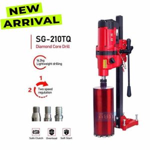 SG-210TQ SHONGO Diamond Core Drill - ម៉ូទ័រចោះបេតុង SG210TQ MAX Drilling  1: Φ210 2: Φ100mm