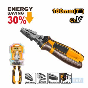 HHCP28180 Ingco 7" (180mm) High leverage combination pliers - ដង្កាប់ 7" 180mm