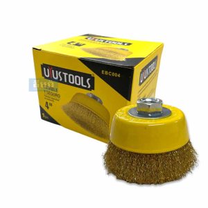 4" 100mm BRONZE CUP BRUSH EBC004 - ផ្លែច្រាស់ខាត់ដែក 100mm(4") Uyustool