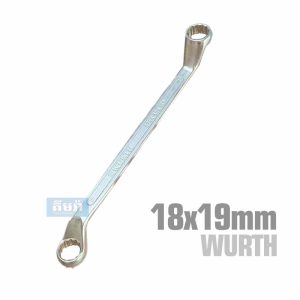 Powerdrive 18x19mm Star Wrench Wurth (5754305189) Single Unit - សោរមាត់ជញ្ចៀនកោងមានពីរលេខ 18x19
