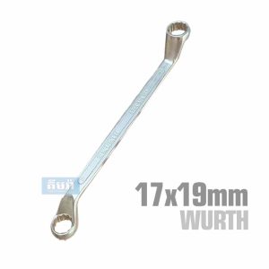 Powerdrive 17x19mm Star Wrench Wurth (5754305179) Single Unit - សោរមាត់ជញ្ចៀនកោងមានពីរលេខ 17x19