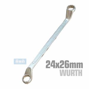 Powerdrive 24x26mm Star Wrench Wurth (5754305246) Single Unit - សោរមាត់ជញ្ចៀនកោងមានពីរលេខ 24x26