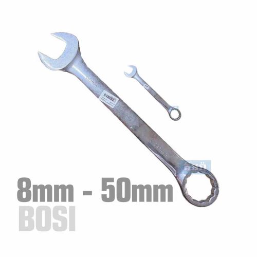 8-50mm BOSI Single Unit Combination Wrench - សោរមាត់ជញ្ចៀន
