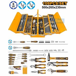 Ingco HTCS151081 Tool Chest Set 108pcs - កេសឈុតគ្រឿងជាង 108pcs