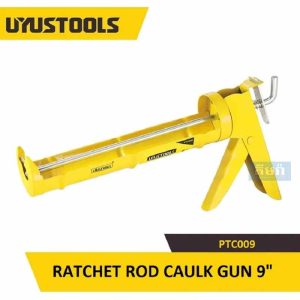 UYUSTOOLS PTC009 RATCHET ROD CAULK GUN 9inch - ដងបាញ់កាវ 9"