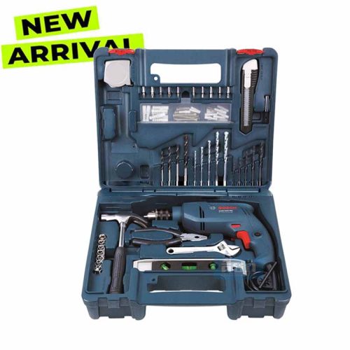 Impact Drill GSB 550 SET (with 100pcs Accessories) - ឈុតម៉ូទ័រស្វានញាក់​ BOSCH