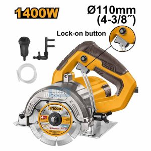 MC140068 Ingco | MARBLE CUTTER 110MM 1400W + DRY WHEEL - ម៉ូទ័រកាត់ការ៉ូ 110mm