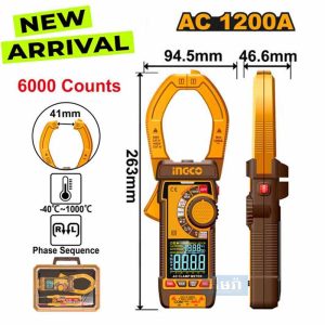 DCM610001 Digital AC clamp meter Ingco - អ៊ូមម៉ែត្រ ingco