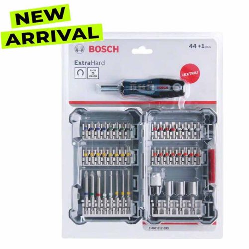 45-piece Customisable Screwdriver Bit Set (2607017692) - BOSCH ឈុតផ្លែមូលវីសចម្រុះ 44pcs
