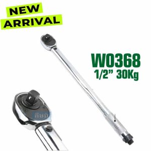 WYNN'S W0368 1/2" 30kg torque wrench with 24 gears. Ratchet handle, adjustable left/right rotation - ដងសោរគីឡូរ 1/2" 30kg