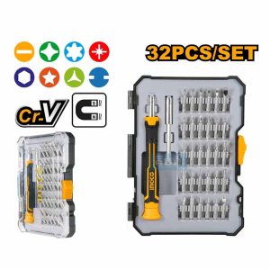 HKSDB0348 ទុលណឺវីសឈុត - Ingco 32 Pcs Screw set 32-1 in